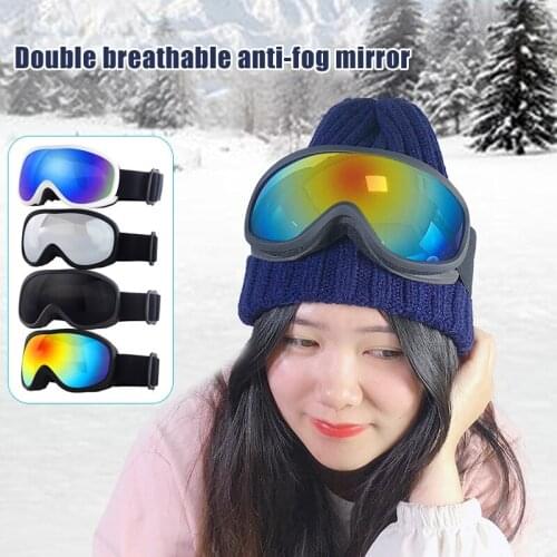 Winter Skiing Glasses Anti-fog Windproof Ski Goggles UV Protection Skating Cycling Climbing Sunglasses Dustproof WHShopp
