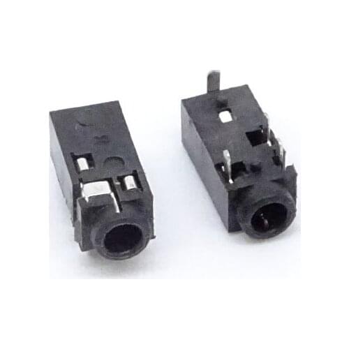 1000pcs 2.5mm Phone Jack 4 contacts 4 conductors TRRS Audio Stereo Socket Through Hole Right Angle Solder PCB