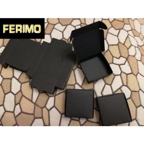 12 sizes Elegant Black paper packaging craft box,gift packaging paper cardboard box,black paper soap box gift packing