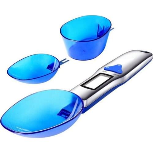 500g/0.1g Kitchen Scale Cooking Tools LCD Digital Volumn Food Scales Portable Electronic Spoon Ladle Scale Weights Cake Tool
