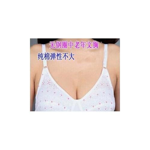 32 34 36 38 40 42 44 A B cup bra Solid color plus size available big size bra wireless young girl bra thin pure 100% cotton bra