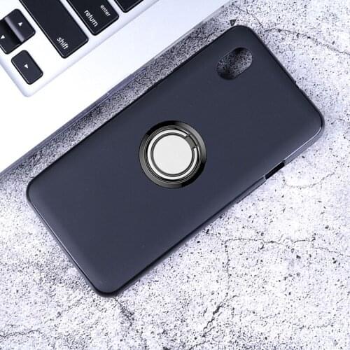 For ZTE Blade L8 Back Ring Holder Bracket Phone Case Cover Phone TPU Soft Silicone Cases for ZTE Blade A3 2019 5.0"