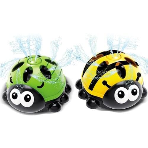 Childrens Water Spray Ladybird Toy Summer Cooling Cartoon Lightweight Portable Bathing Doll Toy for Bathroom Backyard