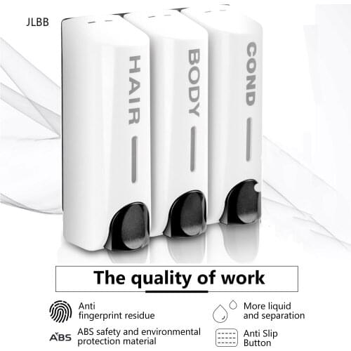 Soap Dispenser Wall-mount Shampoo Dispenser Bathroom Accessories Liquid Soap Container For Kitchen Hotel Hand Sanitizer Bottle