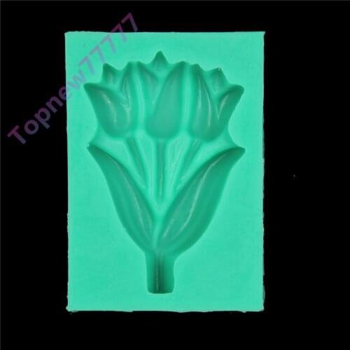 Eco-friendly Silicone Rose flower Shape Chocolate mould Candy Jelly Mold Sugar craft Cake Decoratng Tools C1895