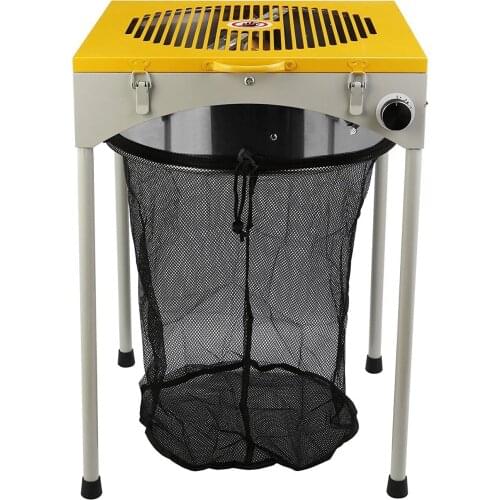 110V/220V Electric Leaf Trimmer 18" Table Hydroponic 3 Speed Electric Leaf Bud Trimmer Trim Reaper W/ 6 Extra Blades Grass Trim