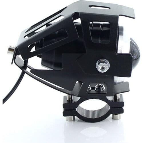 2PCS motorcycle headlights auxiliary lamp U5 White led motorbike spotlight accessories DRL spot head lights 12V