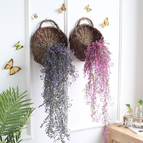 5 Color 80Cm Artificial Fake Silk Flower Vine Garden Decor Hanging Garland Plant Artificial Plants Garden Wedding Decor Festival