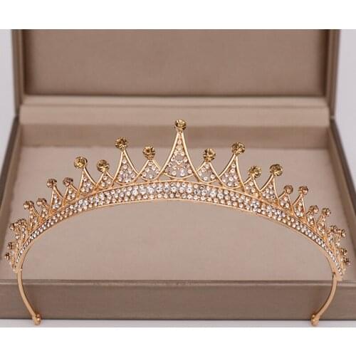 New Crystal Crown small HairBand Performances Headdress Bridal hair accessories Jewelry