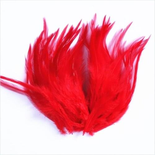 Beautiful 50Pcs/lot Red Pheasant Feathers 10-15CM DIY Feathers for crafts Jewelry Decoration Accessories Stage carnival Plumas