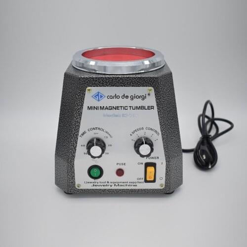 Jewellery making kt100 Magnetic Tumbler Jewelry Polisher Finisher Finishing machine Mini Magnetic