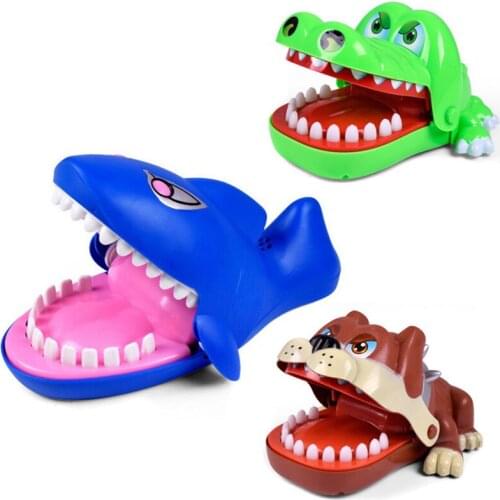 NEW Large Crocodile Jokes Mouth Dentist Bite Finger Game Joke Fun Funny Crocodile Toy Antistress Gift Kids Child Family Prank