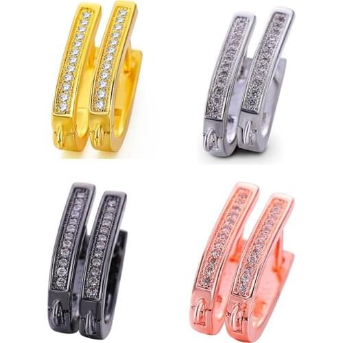 Juya DIY Earrings Supplies Gold/Silver Color Jewelry Material Earring Hooks Accessories Women Earrings Handmade Components