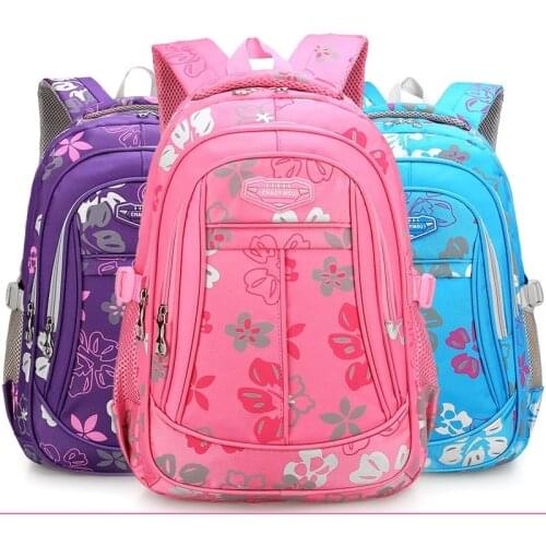 New Large kids schoolbag cute Student School Backpack Printed Waterproof bagpack primary school book bags for teenage girls
