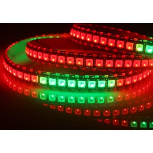 WS2815 WS2812B LED light strip 5050 lamp beads neon sign smart pixels addressable dual signal bedroom RGB full color LED strip
