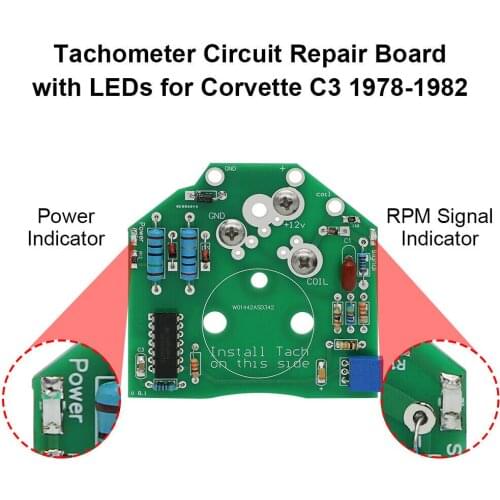 C3 Corvette 1978-1982 Tachometer Circuit Repair Board