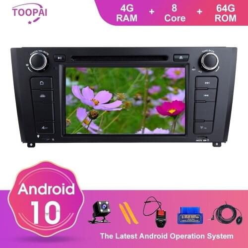 TOOPAI For BMW I20 1 E88 E82 E81 E87 2004 2005 2006-2011 Auto Radio Stereo GPS Navigation Car Multimedia Player 8Core 4GB 64GB