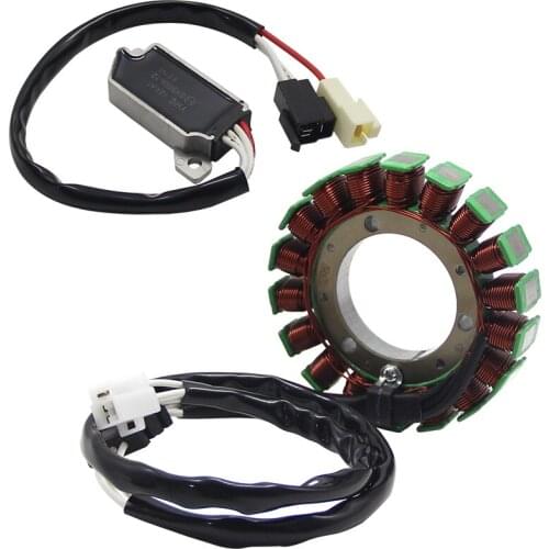 Motorcycle Voltage Regulator Rectifier+Ignition Magneto Stator Coil For Yamaha XV400 XV500 XV535 XV535S 42X-81960A1 2GV-81410-20