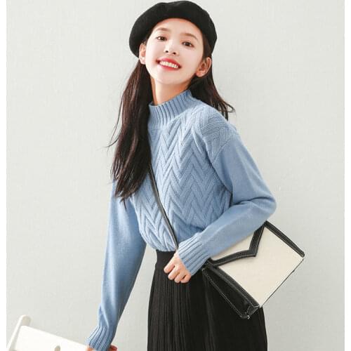 Top 2020 Autumn Winter Turtleneck Pullover Woman Sweaters Femme Chandails Pull Hiver