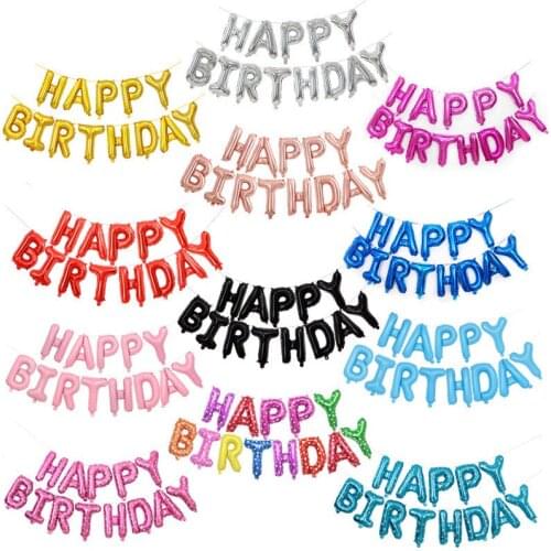 16 Inch Pink Blue Foil Balloons Letters Wedding Helium Letter Balloon Birthday Party Decoration Baby Red Alphabet Letter Balloon