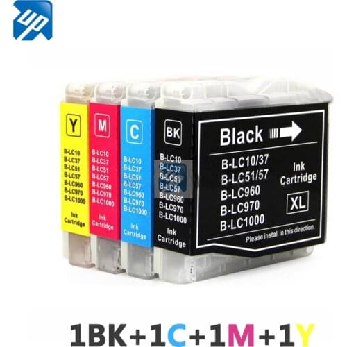 4pcs Compatible ink cartridge for Brother DCP 130C 330C 350C 540CN 560CN 750 770CW MFC 240C 440 465 660 680 885 3360 5460 5860
