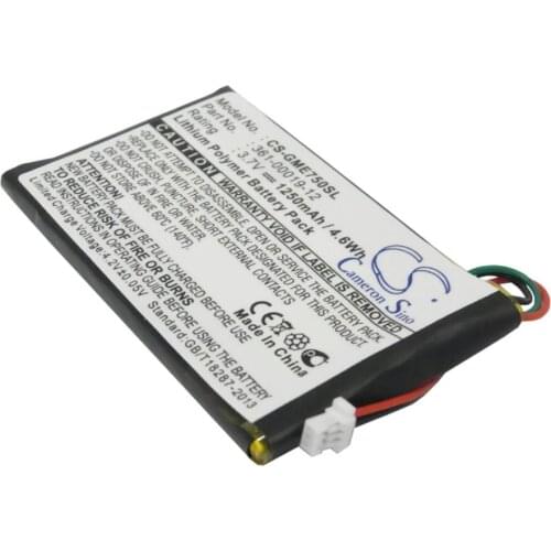 Cameron Sino 1250mah battery for GARMIN Edge 605 Edge 705 361-00019-12 batteries