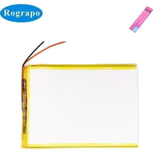 New 3.7V 3500mAh Dexp Ursus S170i Tablet PC 11.1Wh Replacement Battery Accumulator 2-Wires