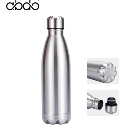Water Bottle Single Sport Drinking Wall Stainless Steel Gym Cup for Outdoor Bike Bottles Drinkware Leak Spill Proof PBA Free