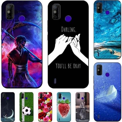 For ZTE Blade A51 Case For ZTE Blade A31 Cartoon Pattern Soft TPU Cover Coque Animal Flower Shell