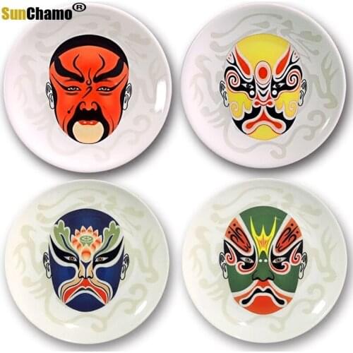 Facebook Decoration Plate Sichuan Cuisine Restaurant Hot Pot Restaurant Creative Decorations Chinese Style Home Background Wall