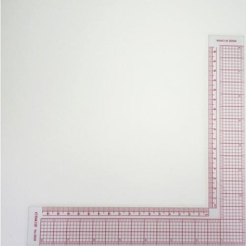 Garment Cutting Plastic Quilting Ruler For Sewing Accessories Patchwork Tools Tailor Craft Scale Rule Drawing Supplies L Shape