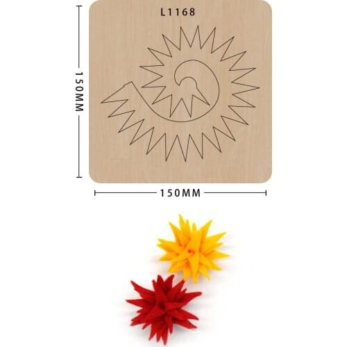 Leather Die Cutting Mold Wood Die Diy Craft Folding Flower Scrapbooking Cutting Dies Multiple Various Pattern Series
