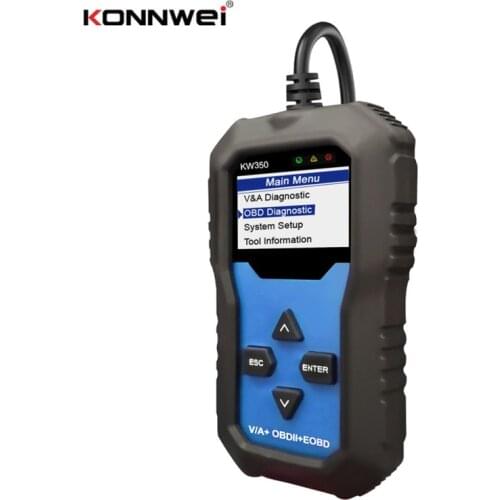 Kw350 Fit For Volkswagen For Audi OBD2 vehicle fault detector trip computer vehicle diagnostic instrument ELM327