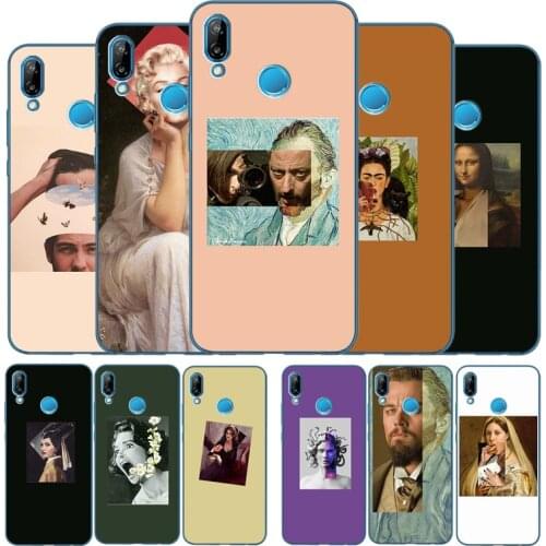 Cute Owl Soft Silicone Phone Case For Huawei P9 P10 P20 P30 P40 LITE P20 P30 P40 PRO P smart Y6 Y7 Y9 Prime nova 3i