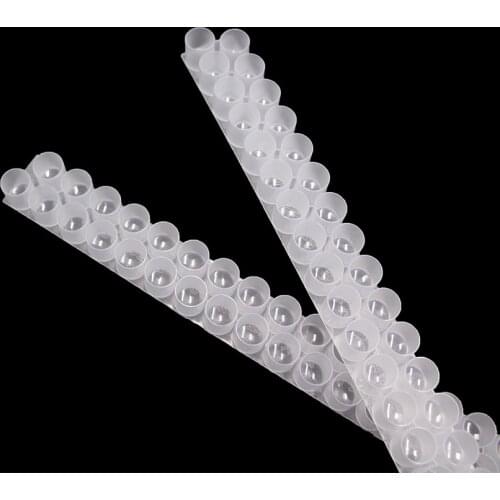 4PCS Double Row 33 Holes Cells Collect Bee Milk Pulp Royal Jelly Strip Sheet Bar Plastic Bees Beekeeping Equipment Supplies
