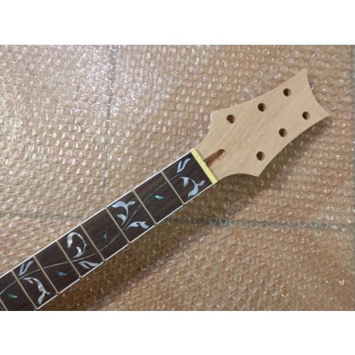 JI YIN Unfinished Guitar Neck mahogany 22 Fret Parts for PRS style