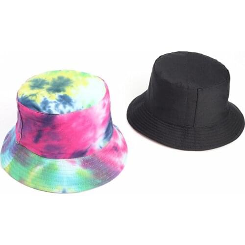 Reversible Bucket Hat Women Cotton Fisherman Hat Sun Protection Packable for Summer Outdoor Traveling