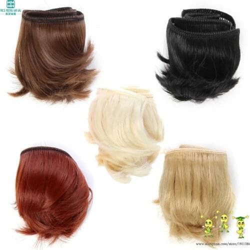 5cm*100cm Liu Hai curls wigs hair for doll Things for dolls