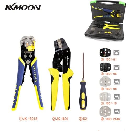 KKmoon Professional Wire Crimpers Multifunctional Ratcheting Terminal Crimping Pliers Wire Strippers Crimper Tool Cord End