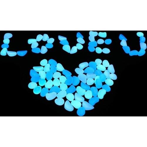 Luminous Sand Stones Garden Park Road Pebbles Glow In Dark Ornaments For Party Aquariums Fish Tank Decoration Stone Ornament