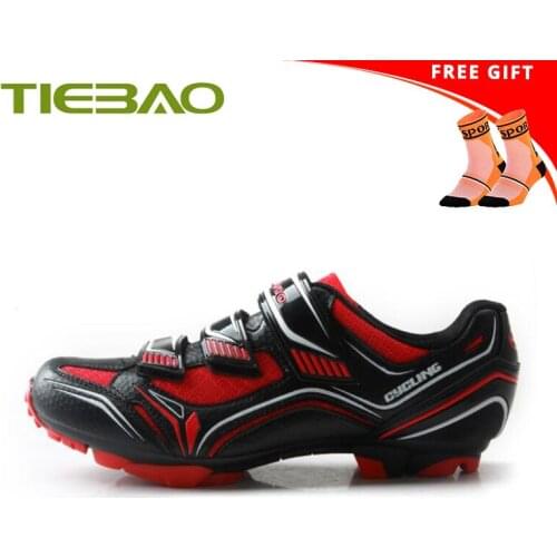 Tiebao Prol Bicycle Cycling Shoes MTB Mountain Bike Self-Locking Shoes Men Women Nylon-fibreglass Sole Athletic Riding SPD Shoes