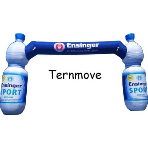 High quality inflatable wine bottle airgate, bottle shaped inflatable arch, inflatable bottle archway for event