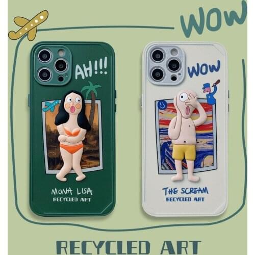 Funny Underwear Lovers for IPhone 12 / 11proMax 8/7plus Case for IPhone XSmax XR XS X Anti Drop Sleeve