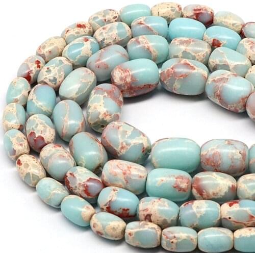 10X14/12X16/13X18/15X20mm Barrel shape Agalmatolite Stone Beads For Jewelry Making DIY Loose Stone Beads Bracelet Necklace