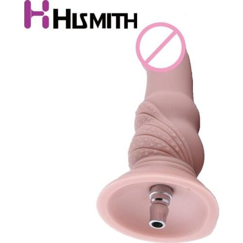 Silicone dildo 7 inch anal plug for premium sex machine with Quick Air Connector sex products realistic mushroom penis dildo