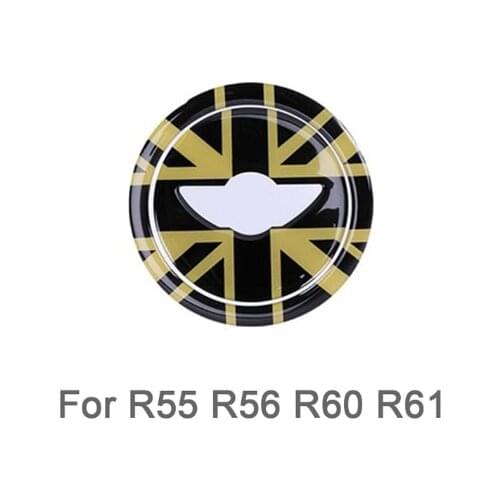 Auto Steering Wheel Center Dedicated Car Sticker for Cooper R55 R56 R60 R61 Clubman Countryman Accessories