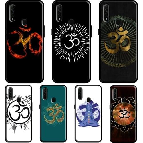 Om Hindu Symbol Case For OPPO A53 A31 2020 A5 A9 A15 A52 A72 A92 A1K A83 A91 A5S Find X3 Pro Reno 2Z Cover