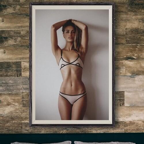 E383 April Love Geary Sexy Model Movie Star Wall Silk Cloth Poster Art Home Decoration Gift