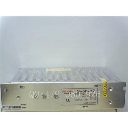 [JIYUAN] Heng Wei switching power supply S-60-12 12V5A --3PCS/LOT