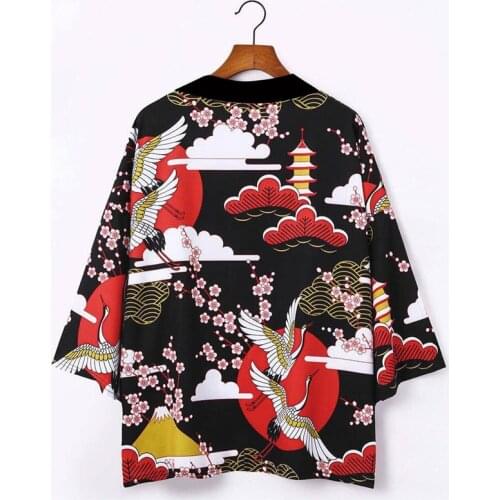Yukata haori men Japanese kimono cardigan men samurai costume clothing kimono jacket women kimono shirt yukata haori V2036